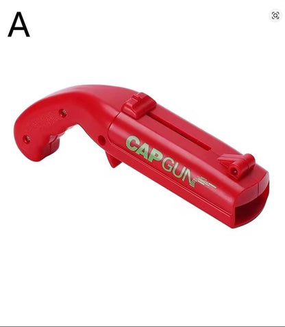 Cap Gun Bottle Opener Launcher – Fun Party Bar Gadget