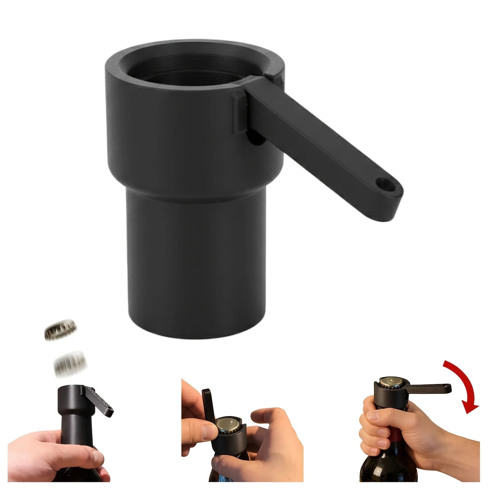 One-Handed Wall Mounted Bottle Opener – 3D Printed Design